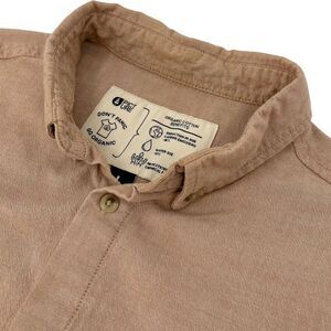Picture Organic Clothing Men's Colley Oxford Chambray Shirt Tan Large